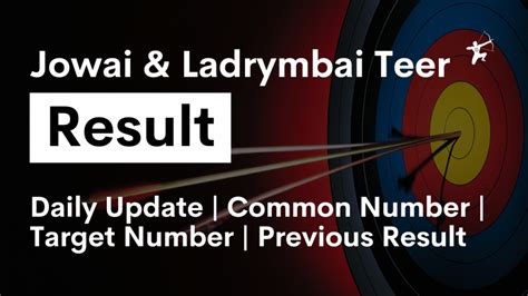 jowai teer club|Jowai Ladrymbai Teer Previous Results 2024 [Updated].
